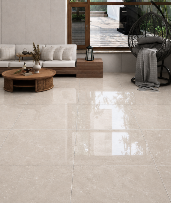 Madrid Beige Polished Porcelain Tile